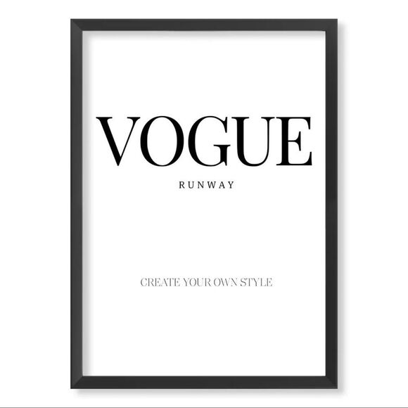 Set 3 RARE B&W Fashion Designer Quotes Gift Wall Fun Art Poster Print Picture - Picture 4 of 11